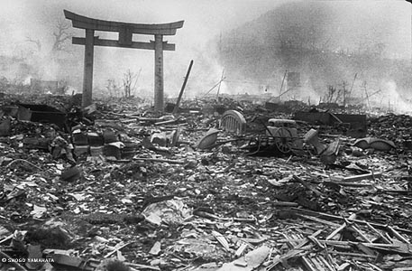 Hiroshima Being Bombed